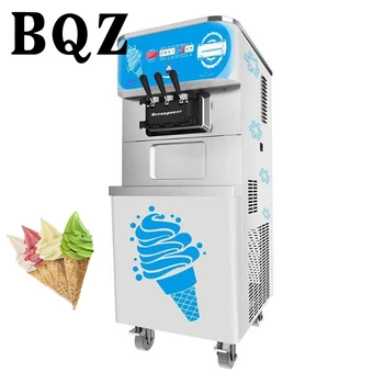 BTOP138C Профессиональная электрическая итальянская машина для приготовления мороженого с мягкой подачей для дома и кухни, 3 вида домашнего мороженого