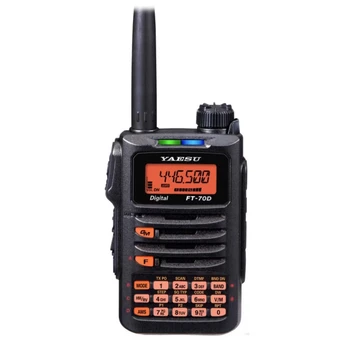 Yaesu FT70DR Оригинальный Подлинный Цифро-Аналоговый Приемопередатчик 144/430 МГц C4FM/FDMA Водонепроницаемый и Пылезащитный HAM Wireless Com