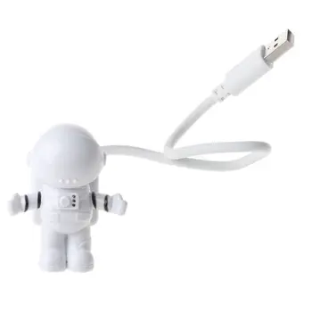 Креативный космонавт-астронавт светодиодный гибкий USB-светильник Night Light для детской игрушки