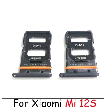 Для Xiaomi Mi 12S/12S Pro /12S Ultra, слот для sim-карты, держатель лотка, гнездо для чтения sim-карт