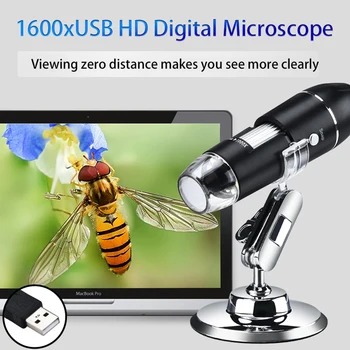 1600X Портативный электронный цифровой микроскоп для WIN10/8/7/ Система XP MAC Увеличитель Сенсорная камера Портативные USB микроскопы