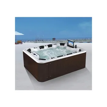 Массажный бассейн, гидромассажная ванна, большой отдельно стоящий бассейн с гидромассажем
