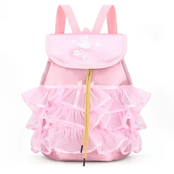 Балетная сумка для девочек, профессиональная танцевальная сумка для девочек, для маленьких детей, для танцев балерины, Водонепроницаемый гимнастический рюкзак, детская сумочка