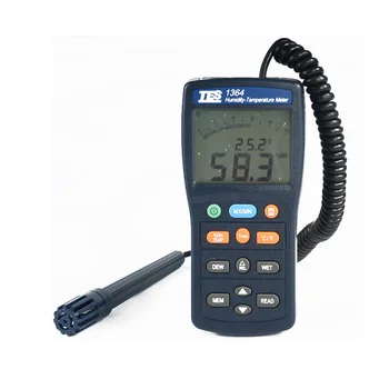 Новый Цифровой Регистратор данных TES-1364, Измеритель влажности, температуры, Тестер