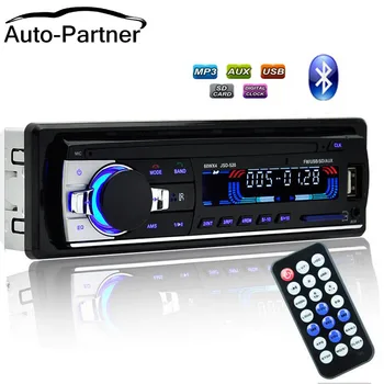 Автомагнитола Bluetooth 1 din автомобильный стереоплеер авторадио Телефон AUX-IN MP3 FM/USB/радио с дистанционным управлением