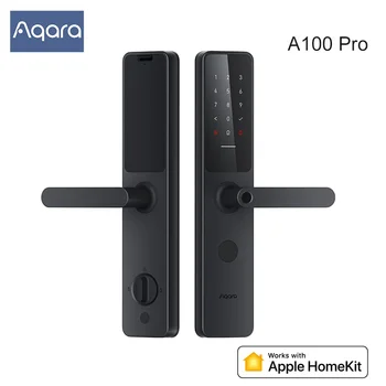 Умный Дверной замок Aqara A100 Pro Zigbee Bluetooth 5.0 Apple Home Ключ Разблокировка Паролем по Отпечатку пальца Работа с Homekit Aqara Home Siri