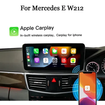 Hualingan 128G Android экран автомагнитолы для Mercedes Benz E Class W212 E200 e230 E260 E300 S212 GPS навигация мультимедиа