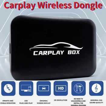 Беспроводной ключ Carplay, Bluetooth, автоматическое подключение, Carplay Ai Box, одноядерный процессор, беспроводной адаптер для обновления автомобиля, автозапчасти
