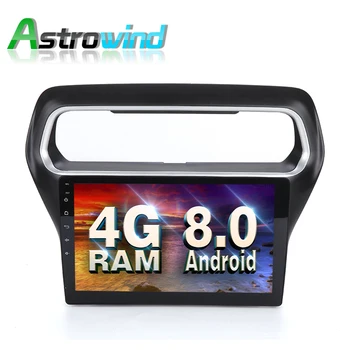 10,1-дюймовый Экран 4G RAM Android 8,0 Автомобильная GPS-Навигационная Радиосистема Стерео Медиа Аудио для Ford Escort 2014-2015