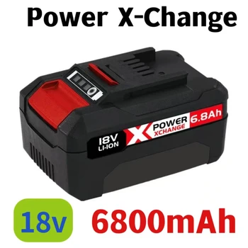 Замена X-Change 6800 мАч для аккумулятора Einhell Power X-Change, совместимого со всеми батареями для инструментов 18 В со светодиодным дисплеем