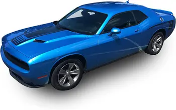 Графика, совместимая с виниловыми наклейками Dodge Challenger 2011-2022 годов выпуска и виниловой графикой 3M