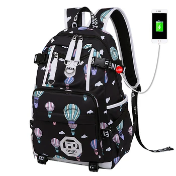 Новые большие школьные сумки для девочек, модные школьные сумки с USB-зарядкой, женские повседневные сумки Mochila, школьный рюкзак, дорожные сумки