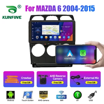 10,33 Дюймовый Автомобильный Радиоприемник Для MAZDA 6 2004-2015 2Din Android Восьмиядерный Автомобильный Стерео DVD GPS Навигационный Плеер QLED Экран Carplay