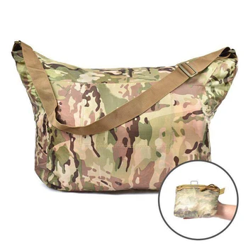 Складная походная сумка через плечо, модная сумка для покупок, камуфляжная сумка-тоут, многофункциональная сумка большой емкости