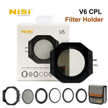 Держатель Фильтра NiSi V6 CPL 100mm System Pro Circular Polarizer Camera filtre filtre Для Камеры Canon Nikon Sony Olympus FUJIFILM