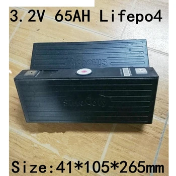 8шт Lifepo4 3,2 В 65AH Аккумулятор Электромобиля Высокомощный Инвертор Для Хранения Энергии Литиевая Батарея для DIY RV Аккумулятор Мотор Универсал