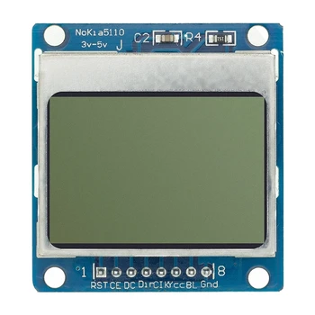 Синий экран FSDN028 5110, ЖК-модуль Nokia для платы разработки MCU, драйвер прилагается