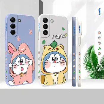 Японское Аниме D-Doraemon Чехол Для Samsung Galaxy S23 S22 S21 S20 FE Ultra 5G S11 S11E S10 S10E S9 Plus Жидкий Силиконовый Чехол Funda
