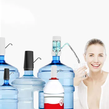 Автоматический насос-дозатор питьевой воды для домашнего офиса, заряжающийся через USB, Мощная галлоновая бутылка для воды, Пылезащитный водяной насос с бочкой