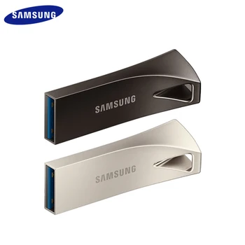 SAMSUNG USB 3.1 Флэш-накопитель Disk BAR PLUS 64 ГБ до 200 Мбит / с Флеш-накопитель 128 ГБ 256 ГБ до 400 Мбит / с Флэш-накопитель Pendrive Memory