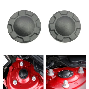 1 Пара ABS Черная Крышка Амортизатора Пылезащитный Чехол Защитный Колпачок для Mazda 3 2014-2020 Mazda 6 2016 2017 CX-3 CX-5 CX-9 2016-2020