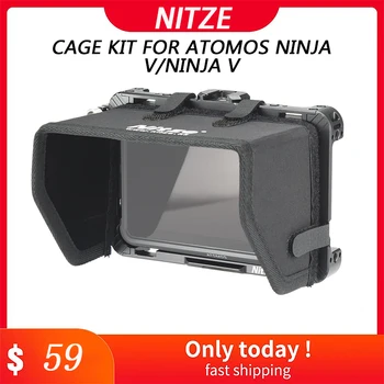Корпус монитора Nitze JT-A02B для Atomos Ninja V/Ninja V +/Shinobi/ZATO CONNECT 5 