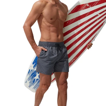 WJ316 летние однотонные мужские пляжные шорты, мужские купальники, доска для серфинга, плавательный багажник, боксерский купальник, купальный костюм sunga