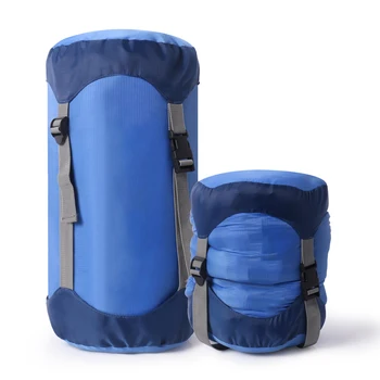 1 шт. компрессионный мешок для вещей Водонепроницаемая и сверхлегкая сумка для хранения на открытом воздухе Компактное снаряжение для кемпинга пеших прогулок