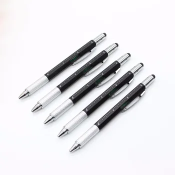 Емкостная ручка 2 в 1, стилусы для рисования на сенсорном экране для iPhone для планшетных ПК iPad, Высококачественная шариковая ручка-линейка