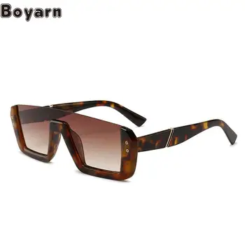 Очки Boyarn, крупный бренд, Полукадровая оправа, Высококачественные женские Классические универсальные солнцезащитные очки в стиле ретро, солнцезащитные очки