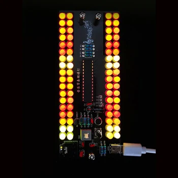 Поставки электронных компонентов 18 секций, 4 колонки, музыка, освещение в ритмическом спектре, светодиодные фонари со звуковым управлением, наборы для поделок