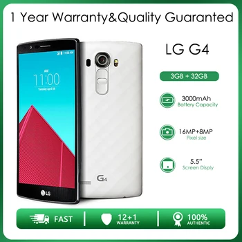 LG G4 H815 H818 Dual Sim Разблокирован H818 dual sim 32 ГБ 3 ГБ оперативной памяти 4G LTE Четырехъядерный Задняя Камера 13 МП 5,5 
