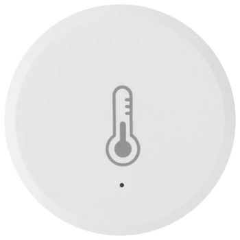 Умный Датчик Температуры И Влажности Zigbee, Мини-Гигрометр Безопасности На Батарейках С приложением Tuya Smart Life