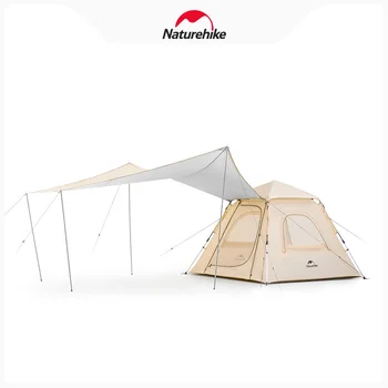 Naturehike New Ango Camping Быстрораскрывающаяся Автоматическая палатка для кемпинга на открытом воздухе, встроенная портативная палатка для кемпинга с защитой от солнца