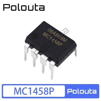 3шт микросхема polouta MC1458P MC1458N MC1458 DIP-8 с интегральной схемой IC