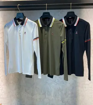 Женская рубашка-поло с защитой от ультрафиолета для гольфа с длинными рукавами, летняя легкая рубашка-поло со льдом, спортивная одежда для гольфа, женские топы W122210