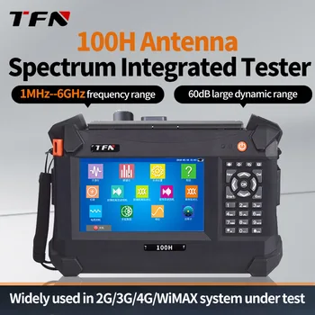 Тестер антенны TFN 100H Тестер КСВН антенны Тестовый спектр антенны базовой станции Интегрированный тестер антенны тестер антенны (6 ГГц)