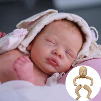 19-дюймовый комплект Romy Reborn Baby Doll Kit Формы для спящего ребенка Пустой Неокрашенный комплект в разобранном виде Reborn Baby Doll Пустой комплект