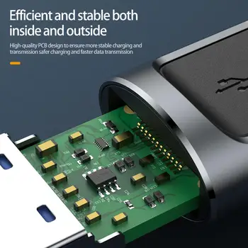 Универсальный практичный адаптер для наушников Type-C, преобразователь проводов, легкий адаптер для зарядки 2-в-1 для ПК