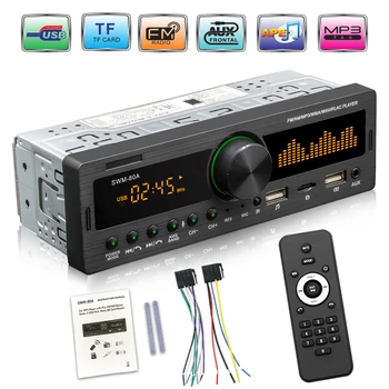 1 DIN Автомагнитола SWM-80A Аудио Копия Bluetooth-совместимый TF USB AUX-in Локатор Авто Стерео Наружные Персональные Автомобильные Запчасти Для Украшения