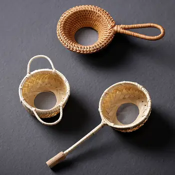 Tengbian Gaituo Бамбуковое Плетение, Чайный стакан, Аксессуары для чайного фильтра, Принадлежности для чайной церемонии, Аксессуары для чайного сервиза Кунг-фу.
