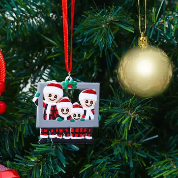 2023 Рождественский кулон DIY Семейное Мультяшное украшение Для дома Navidad Рождественская Елка Подвесные Украшения Подарок на Новый Год