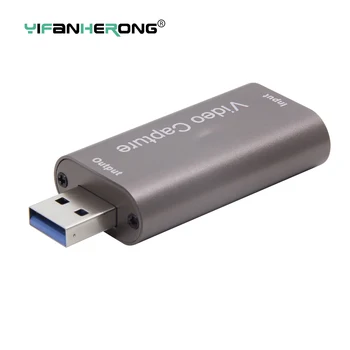 4K 1080P HDMI-Совместимый USB 2.0 USB 3.0 Для Видеозахвата, Коробка Для Записи Карточных Игр для Компьютера с Прямой Трансляцией Youtube OBS