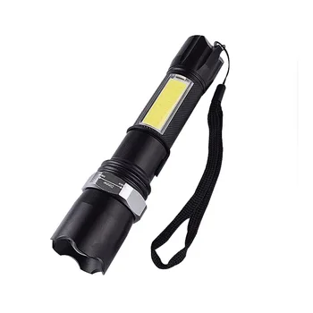Мощный фонарик с сильным светом, сверхяркая фокусировка, дистанционное аварийное освещение, водонепроницаемый фонарь для рыбалки из алюминиевого сплава на открытом воздухе