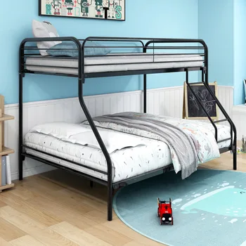 Мебель для спальни Двухъярусная кровать с двумя односпальными кроватями, закрытая верхняя двухъярусная кровать, склад в США