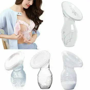 Ручной молокоотсос для кормления ребенка Partner Breast Collector Автоматическая коррекция грудного молока Силиконовыми насосами