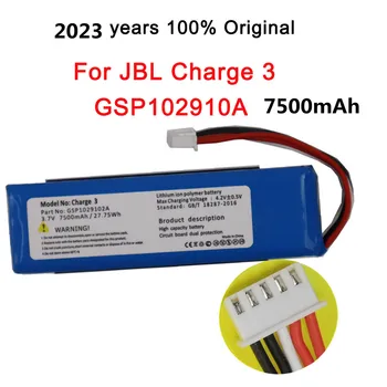 2023 Года 7500 мАч 100% Оригинальный Аккумулятор Плеера Для JBL Charge 3 Charge3 GSP102910A CS-JML330SL Bluetooth Аудио Динамик Аккумулятор