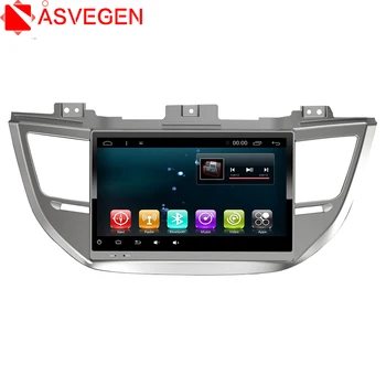 Автомобильный мультимедийный плеер Asvegen с четырехъядерным процессором Android 7.1 GPS-навигация для Hyundai Verna 2016-2017 с радиокартой Bluetooth Wifi