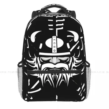 Back To School Odin Backpack Школьный рюкзак для мальчиков и девочек Viking Art Travel, мягкий рюкзак, повседневная сумка для ноутбука