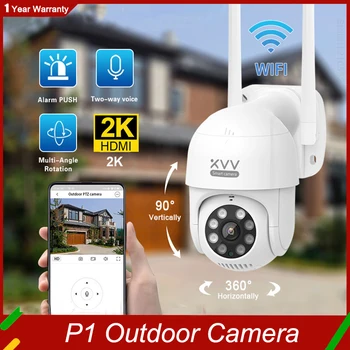 Smart P1 Наружная Камера 1296P с Поворотом на 270 ° PTZ Wifi Веб-камера Humanoid Detect Водонепроницаемые Камеры Безопасности Работают С приложением Mijia Mi Home